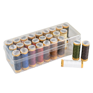 Needle and Bear 27 Spool Sewing Thread Storage Box
