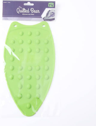The Quilted Bear Large Silicone Iron Rest (Lime green)