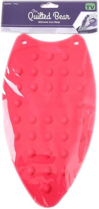 The Quilted Bear Large Silicone Iron Rest (pink)