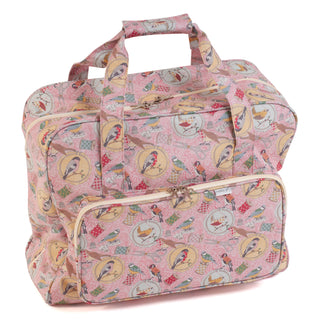 Hobby Gift PVC Sewing Machine Bag - Birds on Bobbin