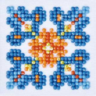 Diamond Dotz Complete Diamond Facet Art Kit Autumn Mandala - Blue