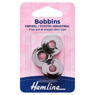 Hemline Metal Bobbin for Empisal/Toyota/Bernette