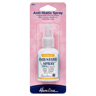 Hemline Premium Quality Anti Static Spray 50ml