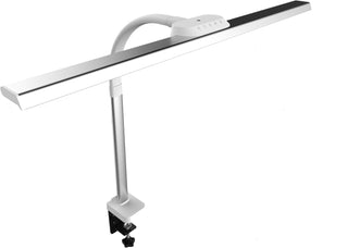 Native Lighting Task Lamp XL - White 2,100 Lux LED Light with Adjustable 80cm Wide Shade
