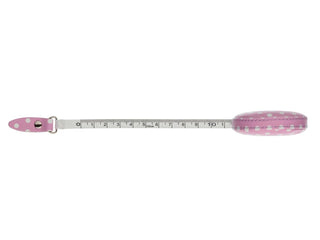 The Quilted Bear Retractable Tape Measure 150cm/60" (Pink Polka Dots)