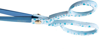 The Quilted Bear Blue Hearts Fabric Scissors (8.5")