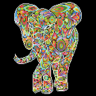 Diamond Dotz Diamond Painting Kit: Kaleidoscope Walk