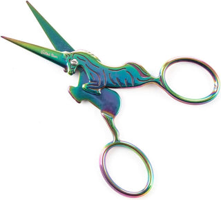 The Quilted Bear Embroidery Scissors 4" (Rainbow)