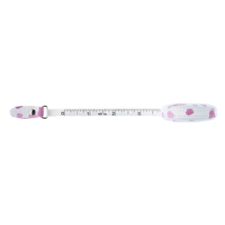 The Quilted Bear Retractable Tape Measure 150cm/60" (Pink Hearts)
