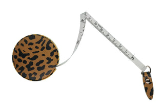 The Quilted Bear Retractable Tape Measure 150cm/60" (Leopard)