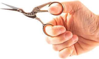 The Quilted Bear Rose gold Embroidery Scissors (3.5")