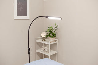 Native Lighting Lumina LED Floor Lamp - Adjustable Gooseneck Reading light & Craft Lamp