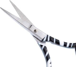 The Quilted Bear Zebra Print Embroidery Scissors (3.5")