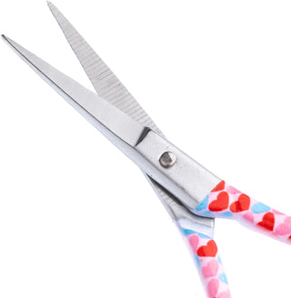 The Quilted Bear Pink Hearts Embroidery Scissors (3.5")
