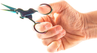 The Quilted Bear Embroidery Scissors 4" (Rainbow)