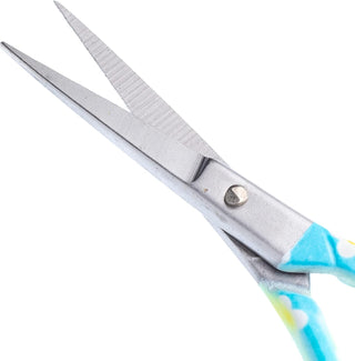 The Quilted Bear Blue Daisy Embroidery Scissors (3.5")