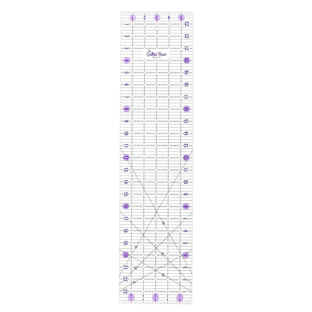Beqar Ruler The Quilted Bear Non-Slip Acrylic Quilting Rulers (6