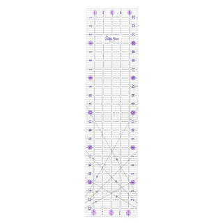 The Quilted Bear Non-Slip Acrylic Quilting Rulers (6" x 24")