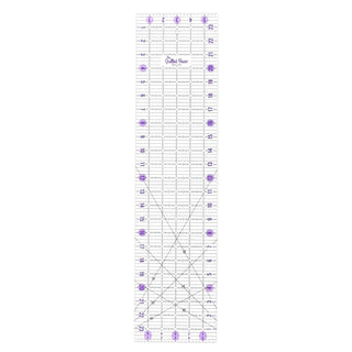 The Quilted Bear Non-Slip Acrylic Quilting Rulers (6.5" x 24")