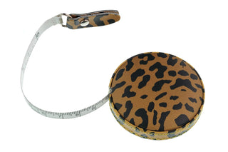 The Quilted Bear Retractable Tape Measure 150cm/60" (Leopard)
