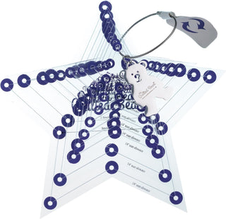 The Quilted Bear Star Quilting Templates - Set of 8 (3/4 inch - 3 inches)