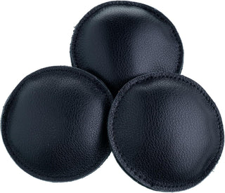 The Quilted Bear Leather Pattern weights 4 x 60mm (black)