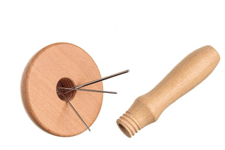 The Quilted Bear Magnetic Mushroom Darner and Needles