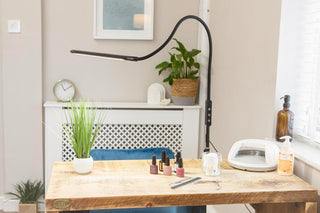 Native Lighting Lumina LED Desk Lamp - Adjustable Gooseneck Reading light & Craft Lamp