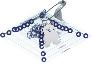 The Quilted Bear Diamond Quilting Templates - Set of 8 (3/4 inch - 3 inches)
