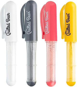 The Quilted Bear Chalk Fabric Markers (red, white, silver and yellow)