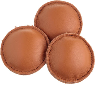 The Quilted Bear Leather Pattern weights 4 x 60mm (Tan)