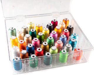 The Quilted Bear 80 Spool Sewing Thread Storage Box