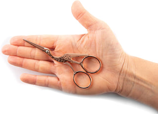 The Quilted Bear Rose gold Embroidery Scissors (3.5")