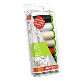 Gutermann Extra Fine Classic Shades Thread Set 7 x 200mm