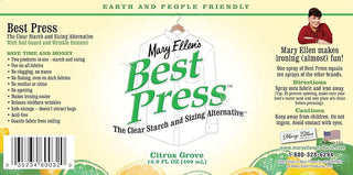 Mary Ellen Best Press Ironing Spray 16oz - Lemon Mist