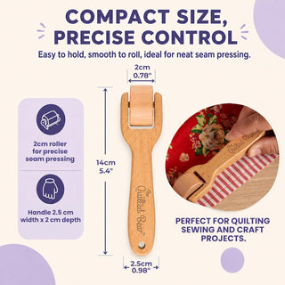 The Quilted Bear Wooden Seam Roller