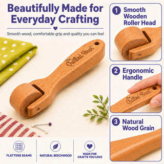 The Quilted Bear Wooden Seam Roller
