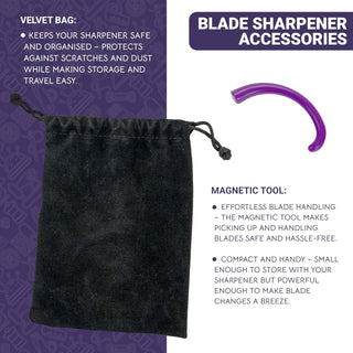 The Quilted Bear Rotary Blade Sharpener for 28mm and 45mm Blades