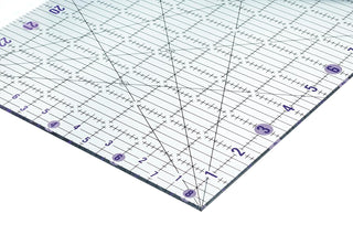 The Quilted Bear Non-Slip Acrylic Quilting Rulers (8.5" x 24")