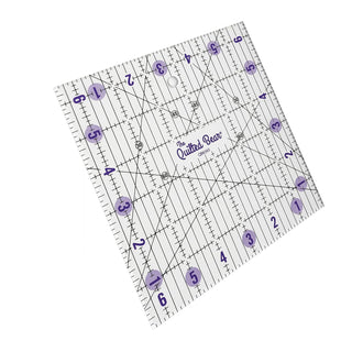 The Quilted Bear Non-Slip Acrylic Quilting Rulers (6.5" x 6.5")