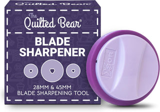 The Quilted Bear Rotary Blade Sharpener for 28mm and 45mm Blades