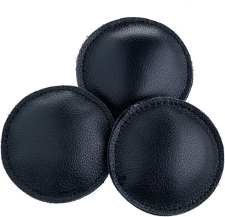 The Quilted Bear Leather Pattern weights 6 x 40mm (Black)