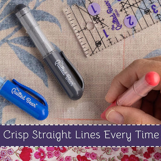 The Quilted Bear Chalk Fabric Marker (blue)