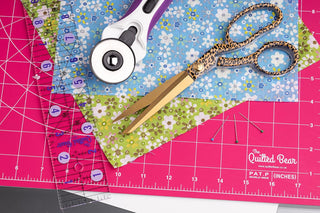 The Quilted Bear Non-Slip Acrylic Quilting Rulers (6.5" x 12")