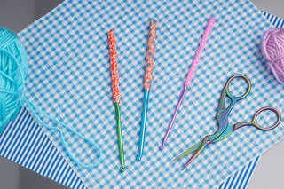 The Quilted Bear Floral Crochet Hooks (5.5mm Hook)