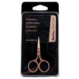 Hemline Rose Gold Premium Embroidery Scisors 6.7cm/2.5"