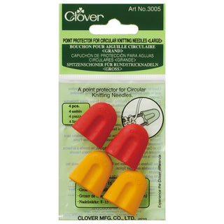 Clover Large Circular Knitting Needles Point Protectors