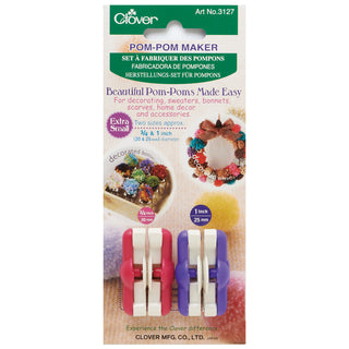 Clover Extra Small Pom Pom Maker 3/4" and 1"