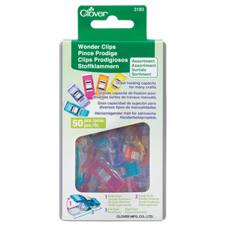 Clover Wonder Clips Assortment 50 Pack