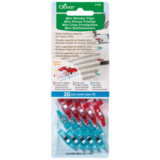 Clover Mini Wonder Clips 20 Pack